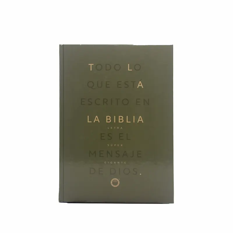 TLA083LSGIPJR BIBLIA TAPA DURA VERDE, LETRA SUPER GIGANTE